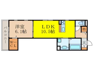 ＨＭメゾン岸部の物件間取画像